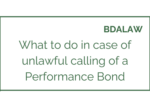 What to do Unlawful calling of a Performance Bond (700 x 500 px)